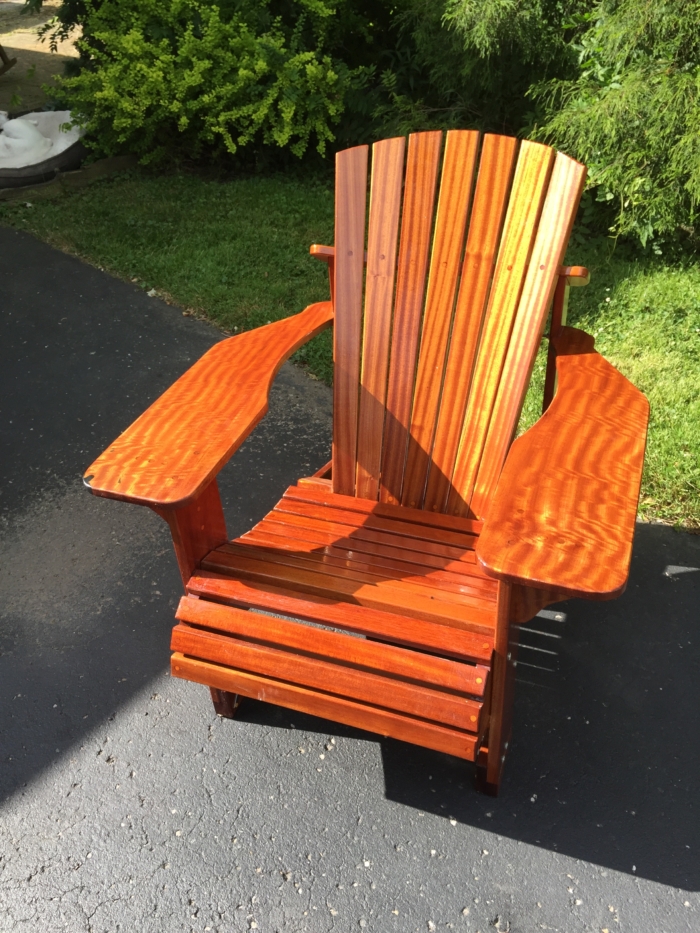 Mahogany Adirondack Chair